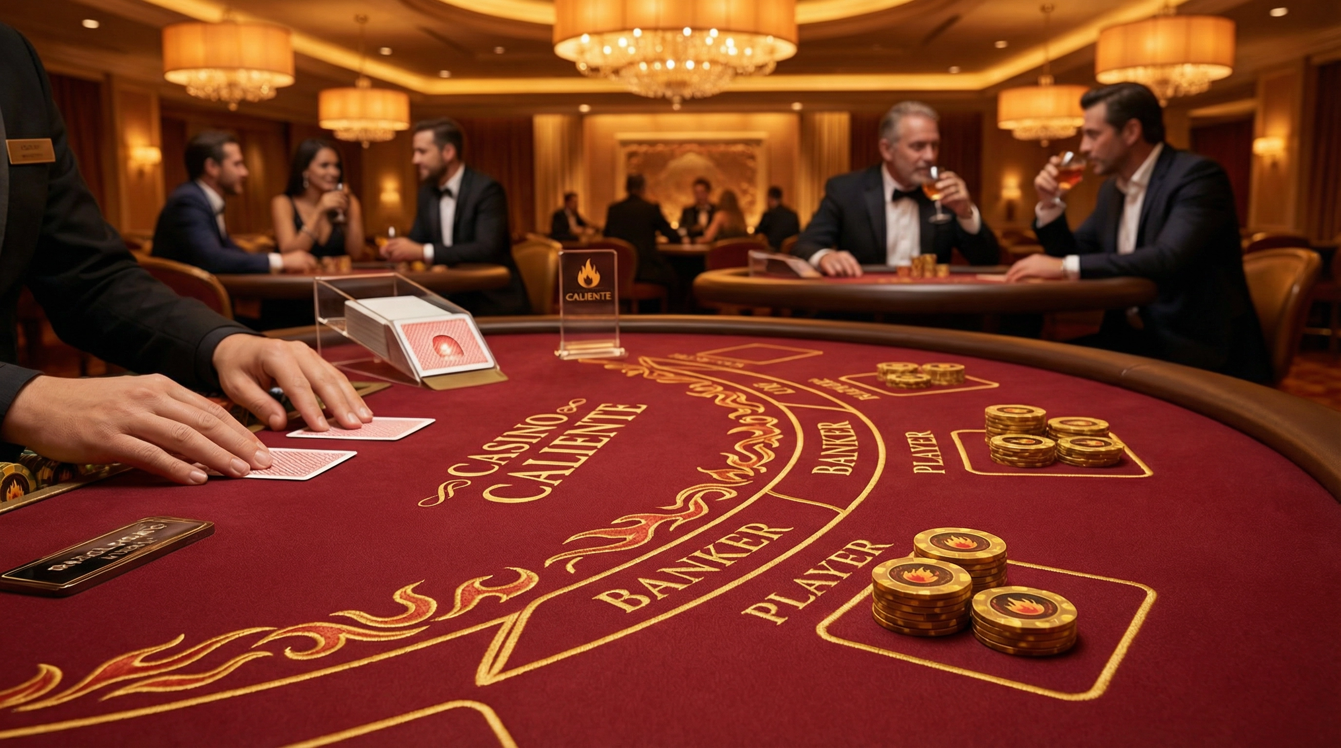 Bacará - Juego de cartas elegante